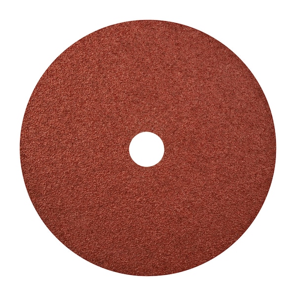 Norton Abrasives Norton 7 in. D X 7/8 in. Aluminum Oxide Fiber Disc 50 Grit 25 pc 07660701912 - main
